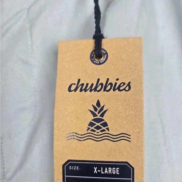 Chubbies The Altitudes 4" Shorts XL NEW Weekend Blue Twill Mens - Picture 2 of 5